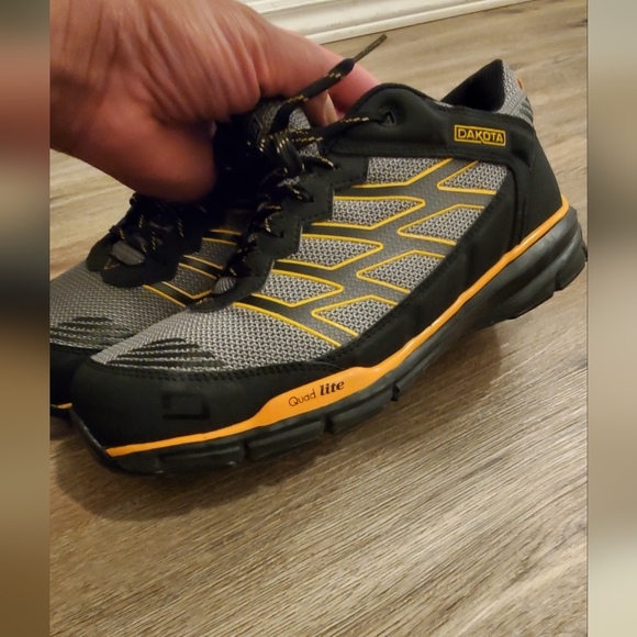 Dakota Aluminum Toe Steel Plate Quad Lite Athletic Safety Shoes - Picture 5 of 10